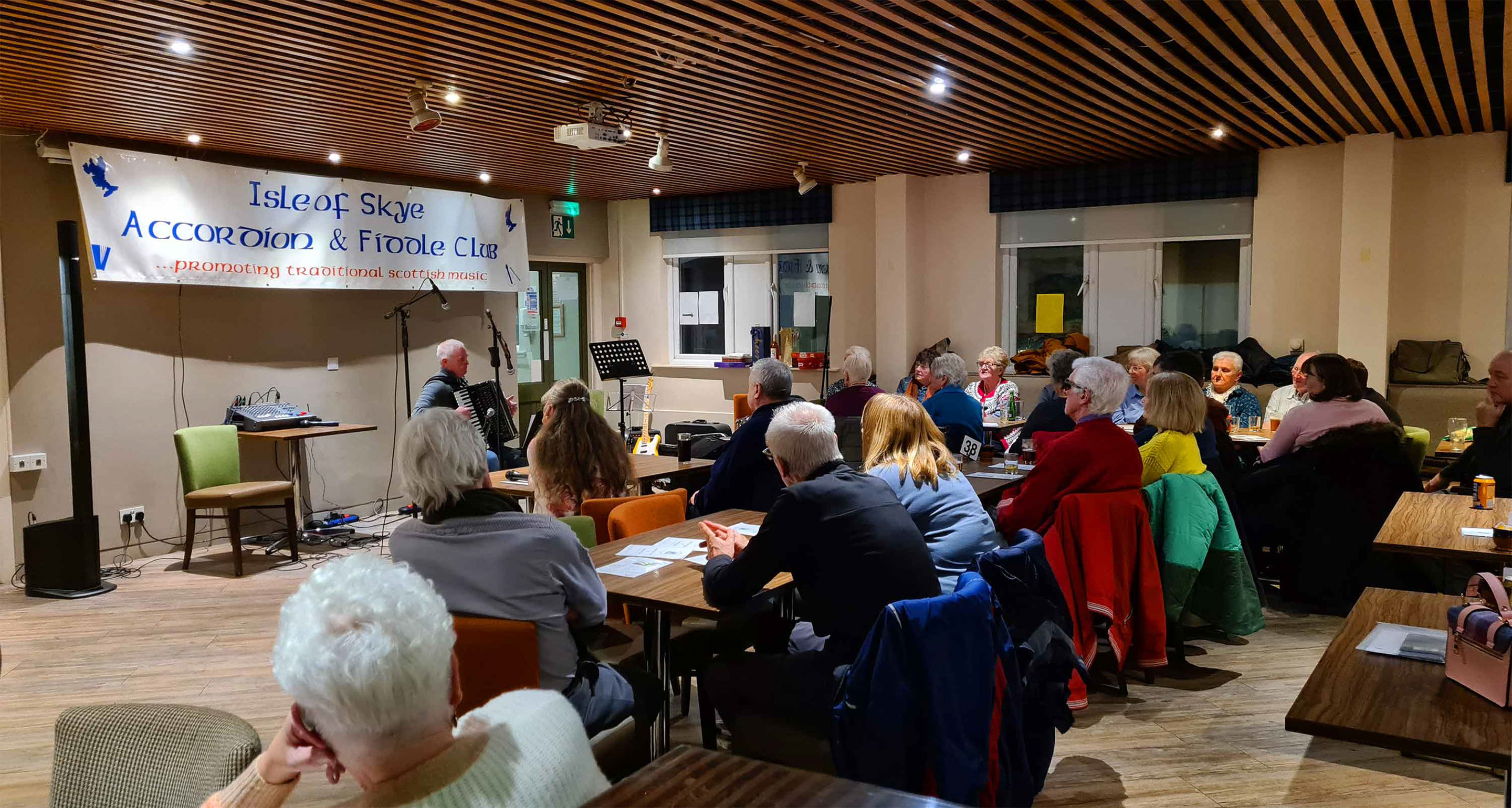 Accordion Fiddle club live music on Skye